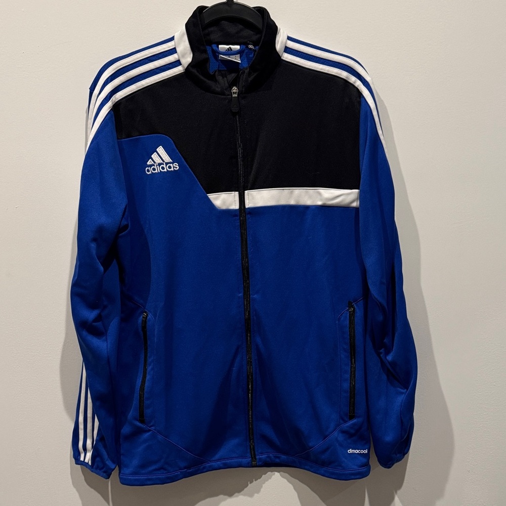adidas Blue and Black Performance Jacket